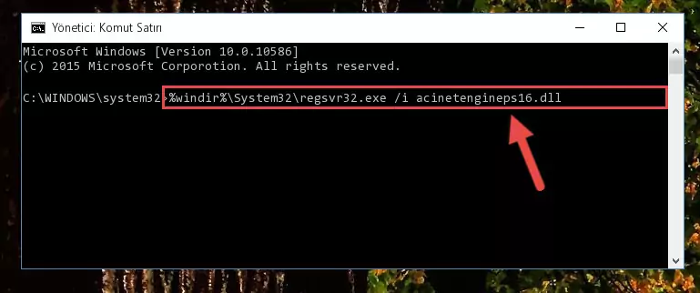 Acinetengineps16.dll kütüphanesi için temiz kayıt yaratma (64 Bit için)