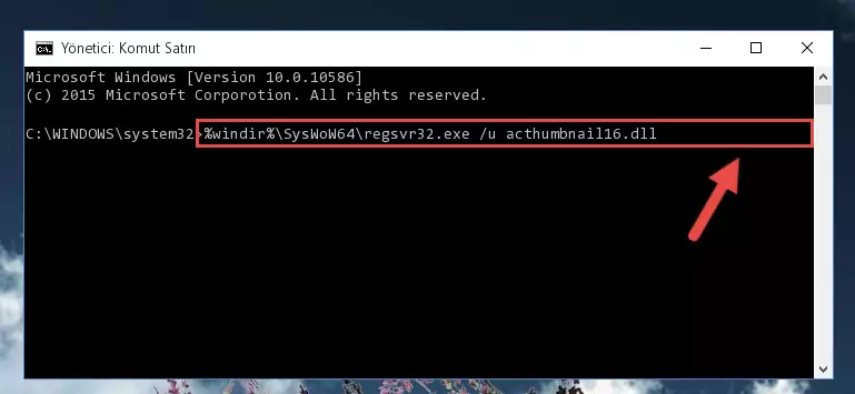 Acthumbnail16.dll kütüphanesi için Regedit (Windows Kayıt Defteri) üzerinde temiz kayıt oluşturma