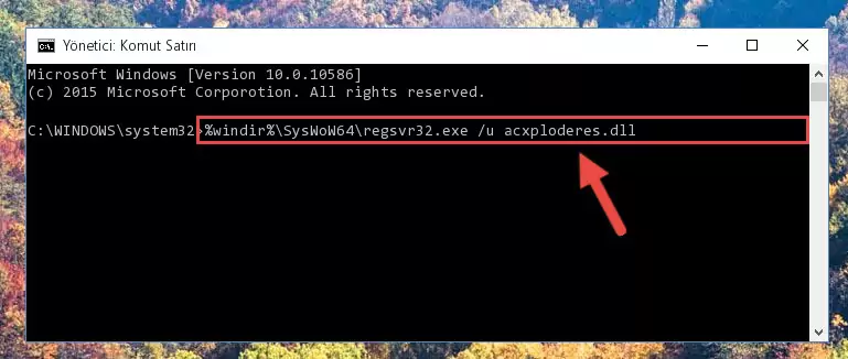 Acxploderes.dll dosyası için temiz ve doğru kayıt yaratma (64 Bit için)