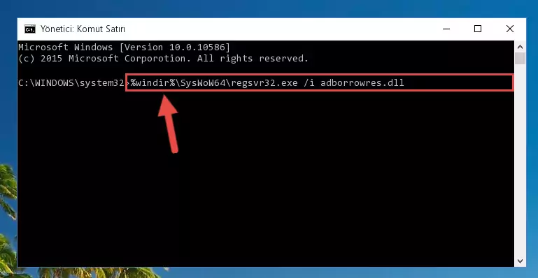 Adborrowres.dll kütüphanesinin Windows Kayıt Defterindeki sorunlu kaydını silme