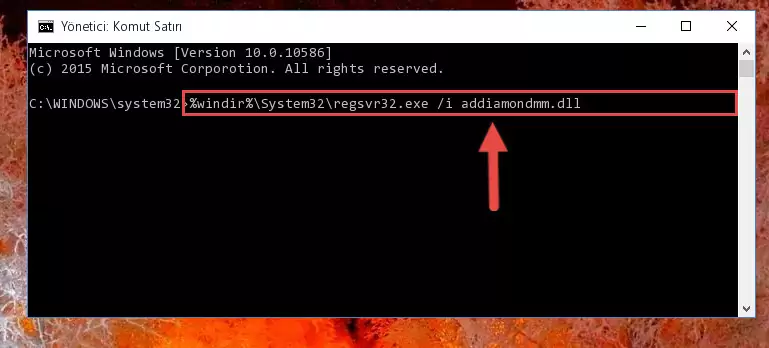 Addiamondmm.dll kütüphanesinin Windows Kayıt Defteri üzerindeki sorunlu kaydını temizleme