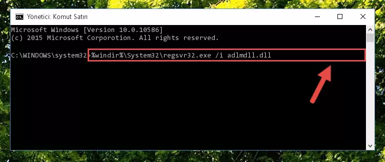 Adlmdll.dll kütüphanesinin Windows Kayıt Defteri üzerindeki sorunlu kaydını temizleme