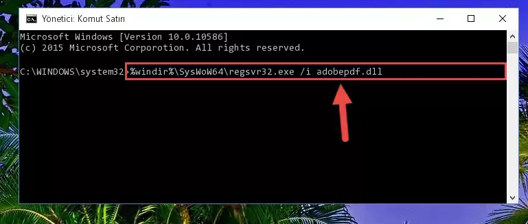 Adobepdf.dll kütüphanesinin bozuk kaydını Windows Kayıt Defterinden kaldırma (64 Bit için)