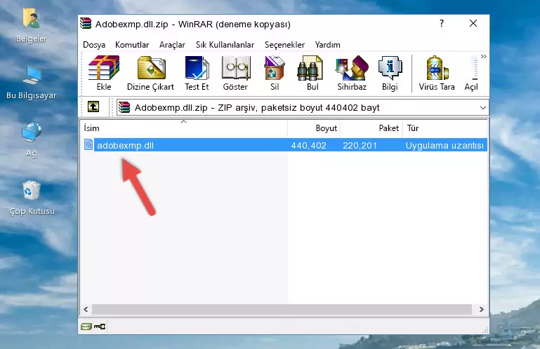 Adobexmp.dll kütüphanesini uygulamanın ana klasörüne kopyalama