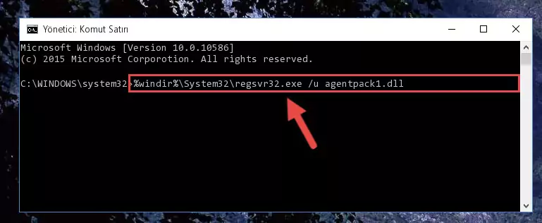 Agentpack1.dll kütüphanesi için Windows Kayıt Defterinde yeni kayıt oluşturma