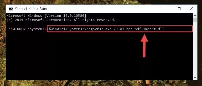 Ai_eps_pdf_import.dll dosyasını sisteme tekrar kaydetme