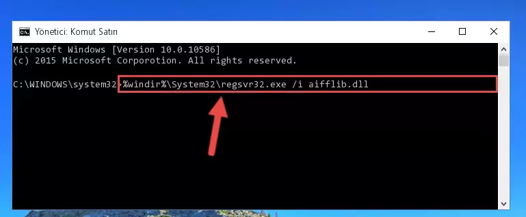 Aifflib.dll dosyasının Windows Kayıt Defteri üzerindeki sorunlu kaydını temizleme
