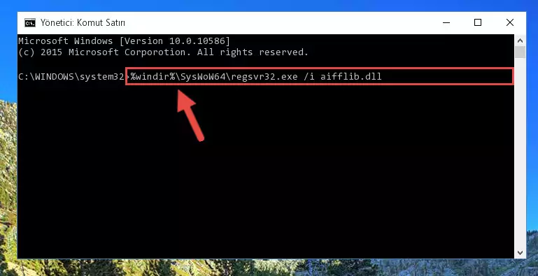 Aifflib.dll dosyasının bozuk kaydını Windows Kayıt Defterinden kaldırma (64 Bit için)