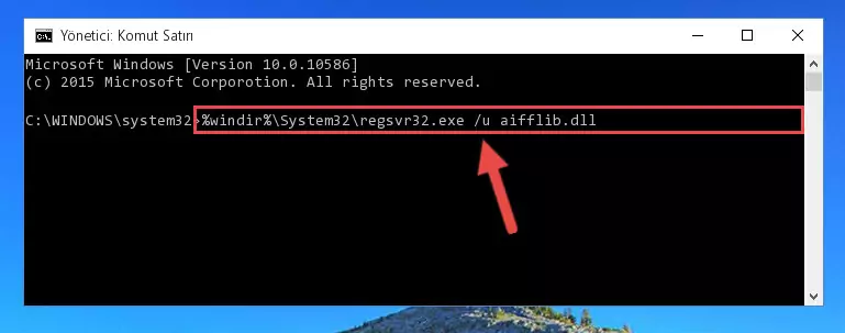 Aifflib.dll dosyası için Windows Kayıt Defterinde yeni kayıt oluşturma