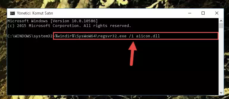 Aiicon.dll dosyasının Windows Kayıt Defteri üzerindeki sorunlu kaydını temizleme
