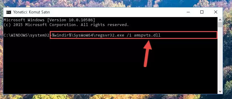 Amspvts.dll kütüphanesinin Windows Kayıt Defterindeki sorunlu kaydını silme