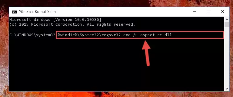 Aspnet_rc.dll dosyası için Regedit (Windows Kayıt Defteri) üzerinde temiz kayıt oluşturma