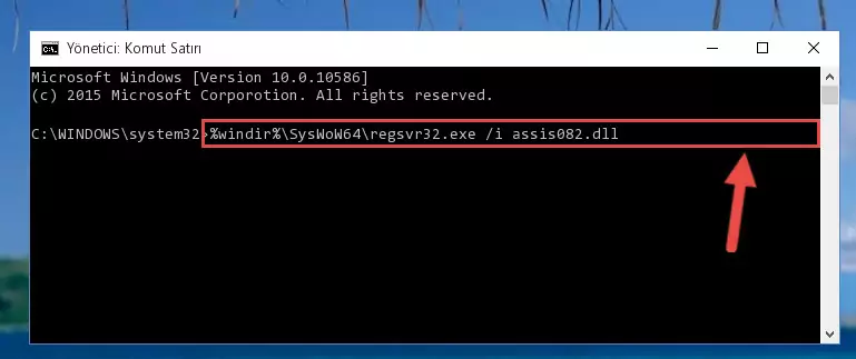 Assis082.dll kütüphanesinin Windows Kayıt Defterindeki sorunlu kaydını silme