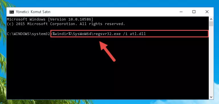 Atl.dll kütüphanesinin Windows Kayıt Defterindeki sorunlu kaydını silme