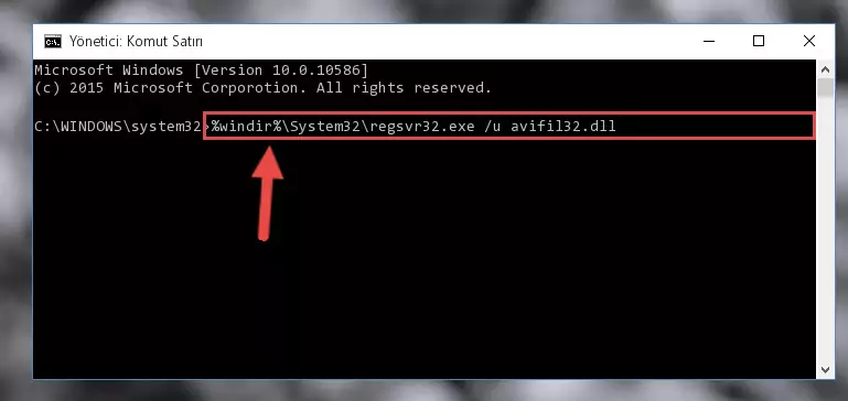 Avifil32.dll dosyasını dışarı çıkarma