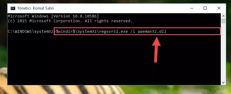 Aweman32.dll dosyasının Windows Kayıt Defteri üzerindeki sorunlu kaydını temizleme