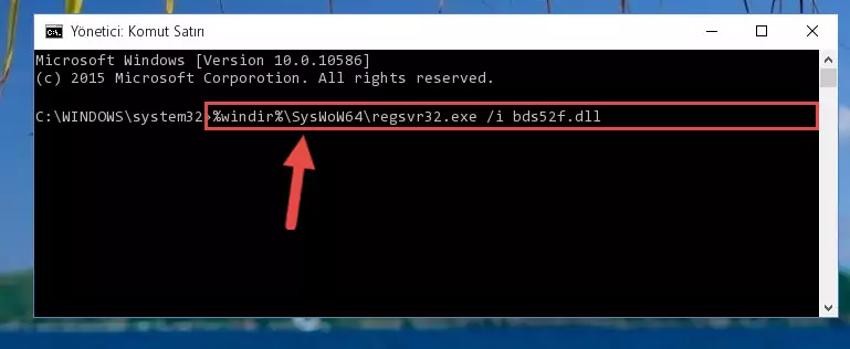 Bds52f.dll kütüphanesinin Windows Kayıt Defterindeki sorunlu kaydını silme