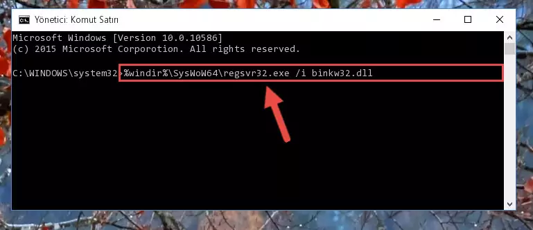 Binkw32.dll dosyasının bozuk kaydını Kayıt Defterinden kaldırma (64 Bit için)