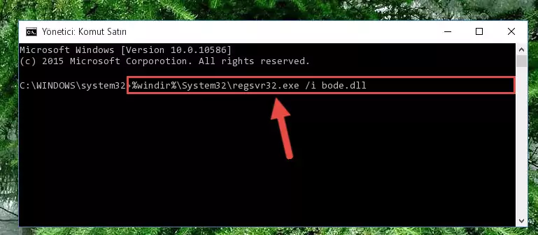 Bode.dll kütüphanesinin Windows Kayıt Defterindeki sorunlu kaydını silme