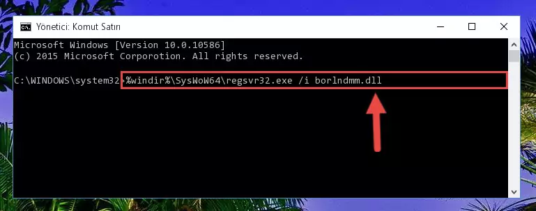 Borlndmm.dll dosyasının bozuk kaydını Windows Kayıt Defterinden kaldırma (64 Bit için)