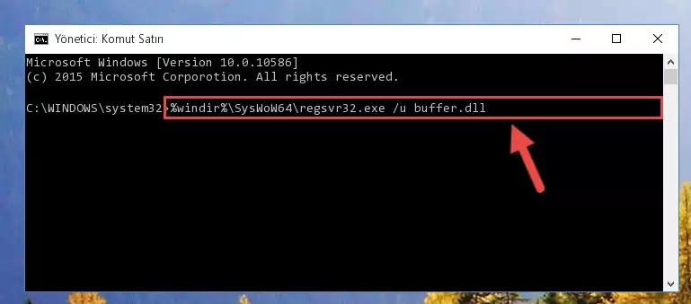 Buffer.dll kütüphanesi için temiz kayıt oluşturma (64 Bit için)