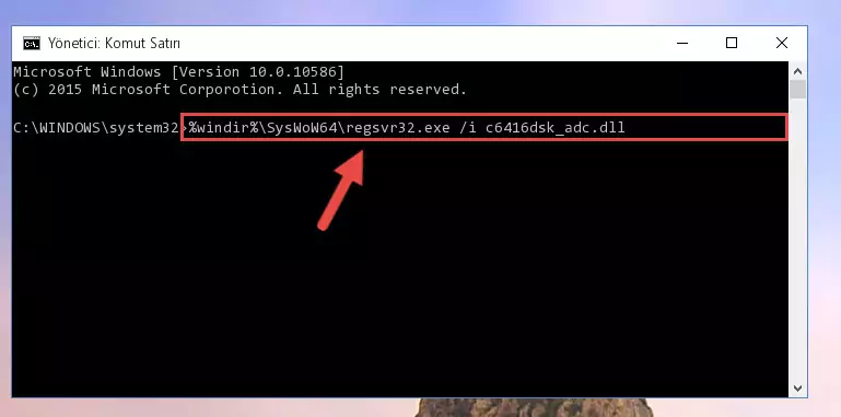 C6416dsk_adc.dll dosyasının Windows Kayıt Defterindeki sorunlu kaydını silme