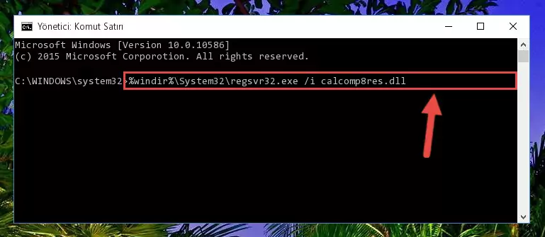 Calcomp8res.dll kütüphanesinin Windows Kayıt Defteri üzerindeki sorunlu kaydını temizleme