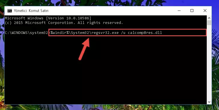 Calcomp8res.dll kütüphanesi için Regedit (Windows Kayıt Defteri) üzerinde temiz kayıt oluşturma