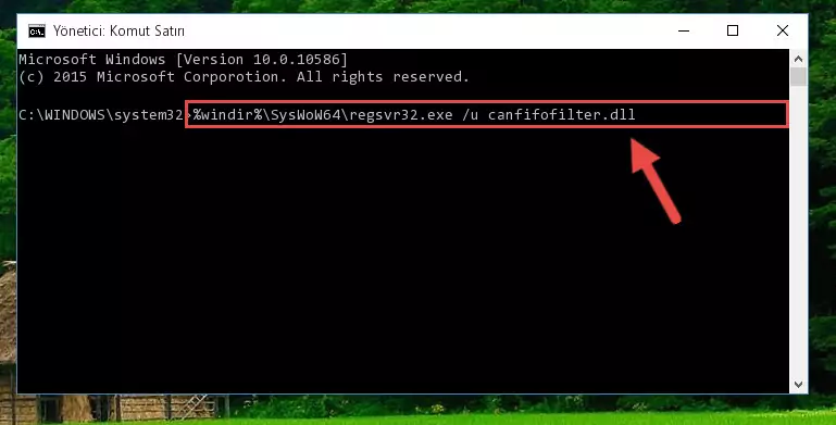 Canfifofilter.dll kütüphanesi için temiz ve doğru kayıt yaratma (64 Bit için)