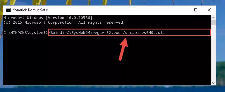 Capires040a.dll dosyası için temiz ve doğru kayıt yaratma (64 Bit için)