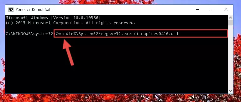 Capires0410.dll kütüphanesinin Windows Kayıt Defteri üzerindeki sorunlu kaydını temizleme
