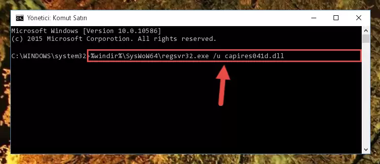 Capires041d.dll dosyası için temiz kayıt yaratma (64 Bit için)