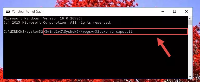 Caps.dll kütüphanesi için temiz kayıt oluşturma (64 Bit için)