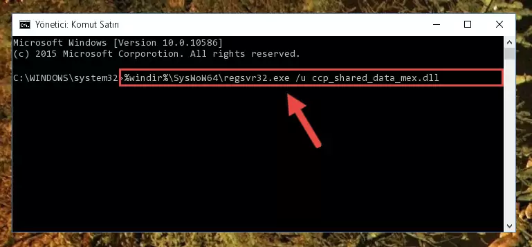 Ccp_shared_data_mex.dll dosyası için Windows Kayıt Defterinde yeni kayıt oluşturma