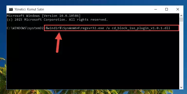 Cd_block_iso_plugin_v1.0.1.dll kütüphanesini sisteme tekrar kaydetme (64 Bit için)