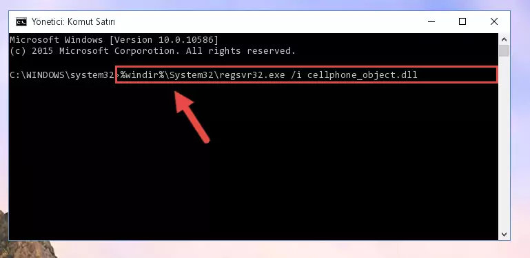 Cellphone_object.dll dosyasının Windows Kayıt Defterindeki sorunlu kaydını silme