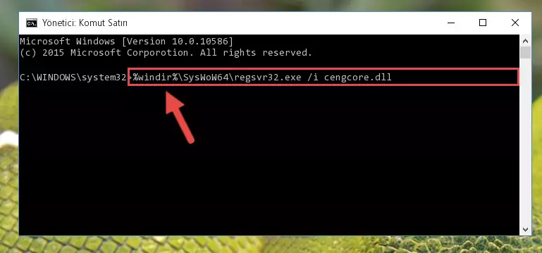 Cengcore.dll dosyasının Windows Kayıt Defterindeki sorunlu kaydını silme