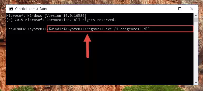 Cengcore10.dll kütüphanesinin Windows Kayıt Defteri üzerindeki sorunlu kaydını temizleme