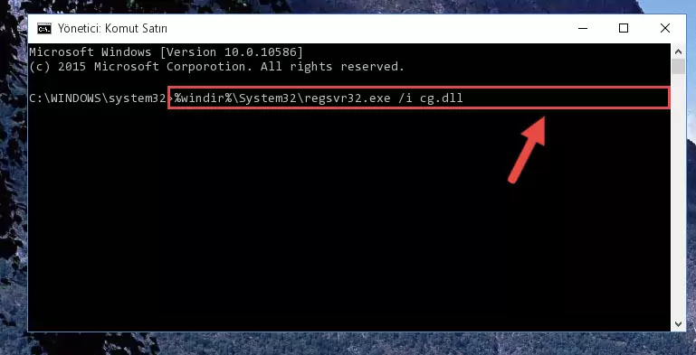Cg.dll kütüphanesinin Windows Kayıt Defterindeki sorunlu kaydını silme