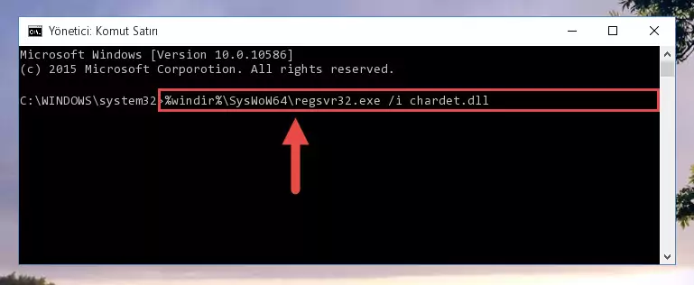 Chardet.dll kütüphanesinin Windows Kayıt Defteri üzerindeki sorunlu kaydını temizleme