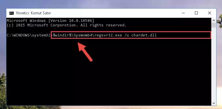 Chardet.dll kütüphanesi için Windows Kayıt Defterinde yeni kayıt oluşturma