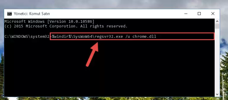 Chrome.dll kütüphanesi için Regedit (Windows Kayıt Defteri) üzerinde temiz kayıt oluşturma