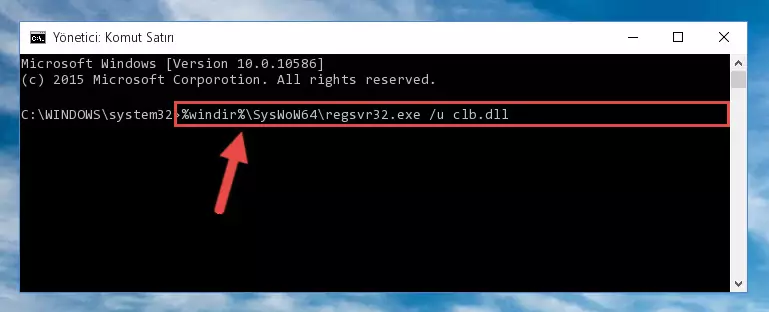 Clb.dll kütüphanesi için Regedit (Windows Kayıt Defteri) üzerinde temiz kayıt oluşturma