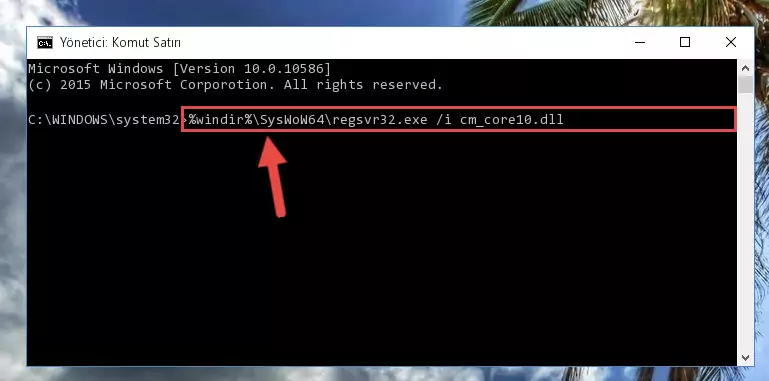 Cm_core10.dll kütüphanesinin Windows Kayıt Defterindeki sorunlu kaydını silme