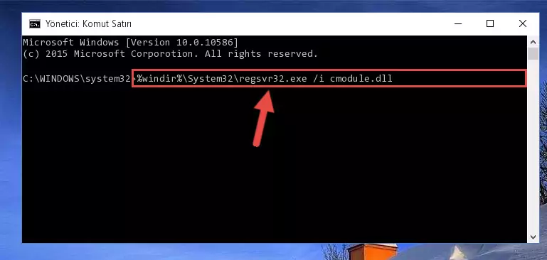 Cmodule.dll dosyasının Windows Kayıt Defteri üzerindeki sorunlu kaydını temizleme