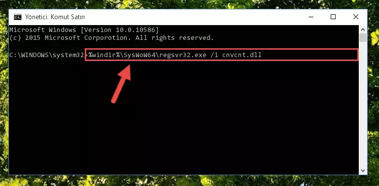 Cnvcnt.dll kütüphanesinin Windows Kayıt Defterindeki sorunlu kaydını silme