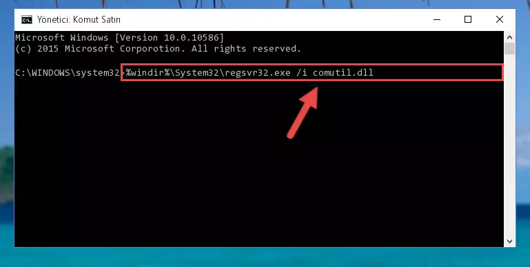 Comutil.dll kütüphanesinin Windows Kayıt Defterindeki sorunlu kaydını silme