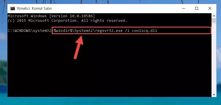 Coolicq.dll dosyasının Windows Kayıt Defterindeki sorunlu kaydını silme