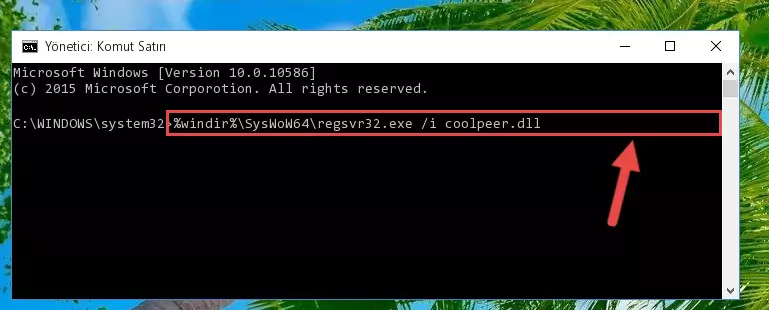 Coolpeer.dll kütüphanesinin Windows Kayıt Defterindeki sorunlu kaydını silme
