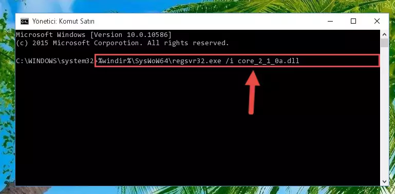 Core_2_1_0a.dll dosyasının Windows Kayıt Defterindeki sorunlu kaydını silme
